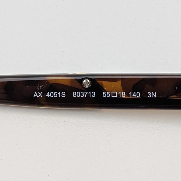 🕶️Frame Only! Armani Exchange AX4051S Sunglasses 55/18 140 /KAI118🕶️​​ - Picture 3 of 7